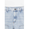 CARHARTT WIP BLUE WORN BLEACHED DOUBLE KNEE PANT